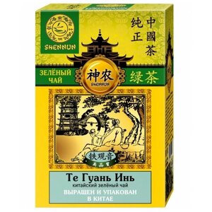 Чай Shennun Те Гуань Инь зеленый, листовой, 100 г. 13063