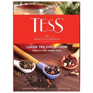 Чай Tess Loose tea collection ассорти, листовой набор из 9 видов, 350 г