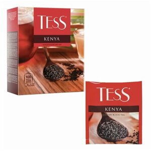 Чай TESS (Тесс) Kenya", черный, 100 пакетиков в конвертах по 2 г, 1264-09