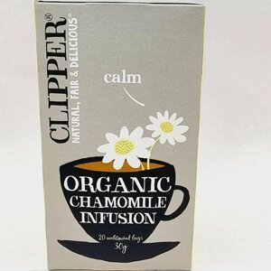 Чай травяной clipper "organic chamomile infusion" ромашковый 20 пакетиков 30 г (из финляндии)