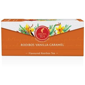 Чай травяной Julius Meinl Rooibos vanilla-caramel в пакетиках, ваниль, карамель, 25 пак.