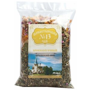 Чай травяной Крымский чай Монастырский № 13 Бронхолёгочный, мелисса, розмарин, 100 г