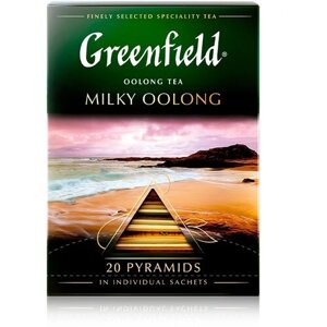 Чай улун Greenfield Milky Oolong в пирамидках, 20 пак.