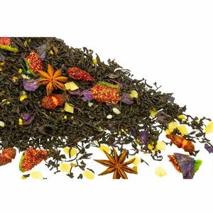 Чай Восточная Луна (черный чай листовой) восточный-фруктовый с добавлением натуральных фруктов WEISERHOUSE 250г.
