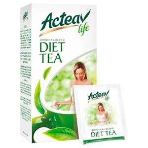 Чай зеленый Acteav life Diet в пакетиках, маракуйя, корица, 25 пак.