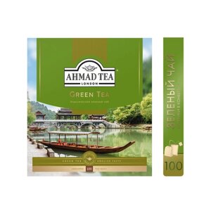 Чай зеленый Ahmad Tea в пакетиках, 100 пак.