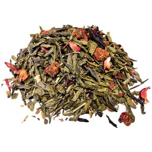 Чай зеленый Balzer Земляника со сливками (100гр)