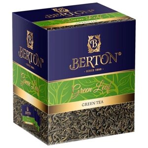 Чай зеленый Berton Green Leaf, в пирамидках, 20 пак.
