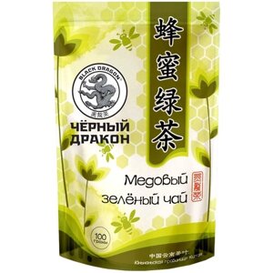 Чай зеленый Black dragon Медовый, 100 г, 1 пак.