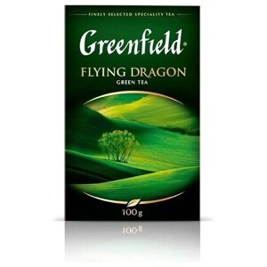 Чай зеленый Greenfield Flying Dragon листовой, 100 г,