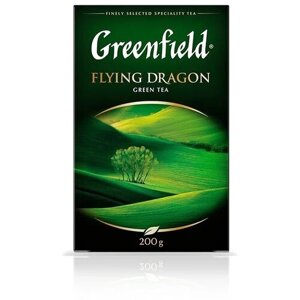 Чай зеленый Greenfield Flying Dragon листовой, 200 г, 1 пак.