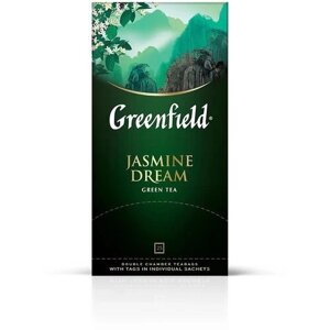 Чай зеленый Greenfield Jasmine Dream в пакетиках, 25 пак.