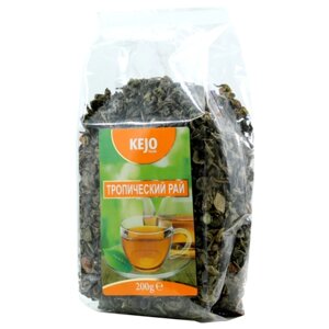 Чай зеленый Kejo foods Тропический рай, манго, мальва, 200 г