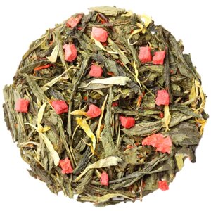 Чай зеленый Клубника со сливками, 250 г