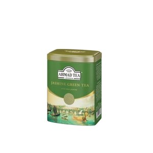 Чай зеленый листовой Ahmad Tea Jasmine Green Tea, жестяная банка, 100 г