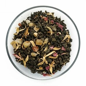Чай зелёный листовой "Манговый рай" Золотой орех 500г