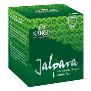 Чай зелёный "Наргис"Ганпаудер Jalpara, картон, 100 гр.