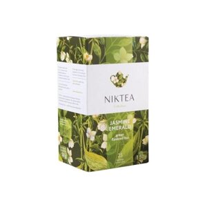 Чай зеленый Niktea Jasmine emerald в пакетиках, жасмин, зелень, 25 пак.