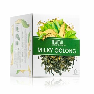 Чай зелёный TEAVITALL CLASSIC «Молочный улун» Гринвей, 38 фильтр-пакетов