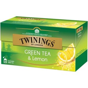 Чай зеленый Twinings Green tea & Lemon в пакетиках, 25 пак.