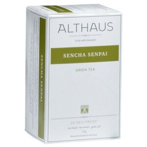 Чай зеленый в пакетиках Althaus Bio Sencha Select 20пакx1,75гр