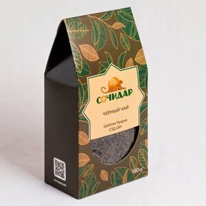 Черный чай Сочидар, Цейлон Рухуна СТД ОР1. Подарочная упаковка 100г.