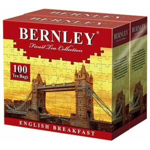 Чёрный чай в пакетиках Barnley, 100 пакетиков