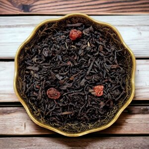 Черный чай Винтаж Ягодный Дождь ягодный листовой 50 грамм