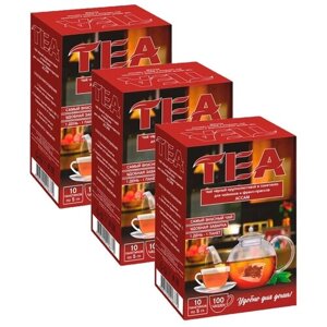 Черный крупнолистовой чай Ассам, натуральный в пакетиках для чайников и френч-прессов, укрепляет иммунитет, ТЕА, 3 шт. 10 пак. х 5гр