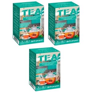 Черный крупнолистовой чай с чабрецом и мятой, натуральный в пакетиках для для чайников и френч-прессов, укрепляет иммунитет, ТЕА, 3 шт. 10пх5г