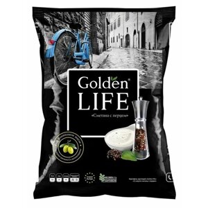 Чипсы Golden Life со вкусом Сметаны с перцем 90 г 6 шт