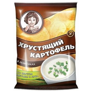 Чипсы хрустящий картофель картофелные, лук-сметана, 40 г