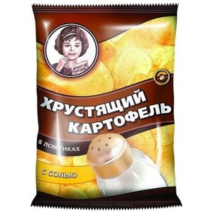 Чипсы хрустящий картофель картофелные, соль, 160 г