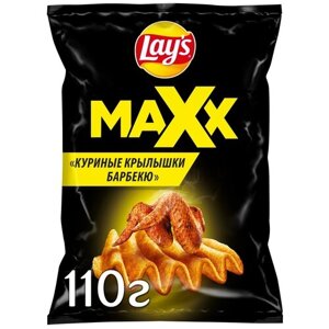 Чипсы Lay's Maxx картофельные, барбекю-курица, 110 г