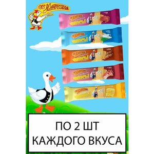 Чипсы микс 5-ти вкусов 100г х 10 шт