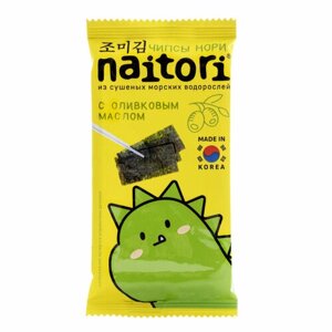 Чипсы-нори Naitori с оливковым маслом 3г 10шт/уп