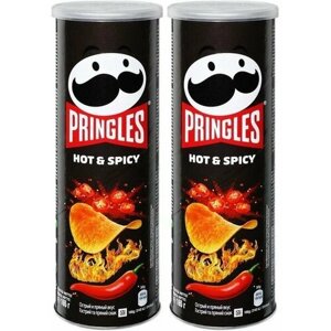 Чипсы Pringles Hot & Spicy / Принглс Техас Острый и пряный 2 по 165 г.