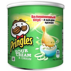 Чипсы Pringles картофельные, лук-сметана, 40 г