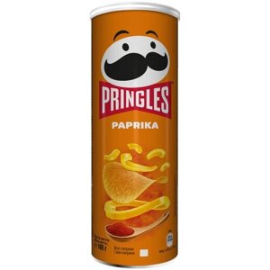 Чипсы Pringles картофельные со вкусом паприки 165г