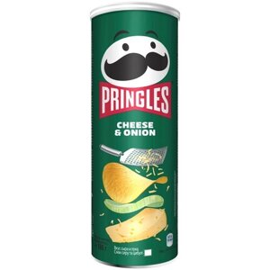 Чипсы Pringles картофельные Сыр и лук, 165 г