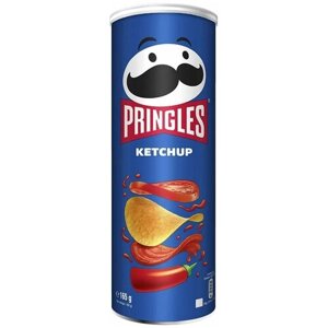 Чипсы Pringles Ketchup со вкусом кетчупа картофельные европейские снеки 165 гр.