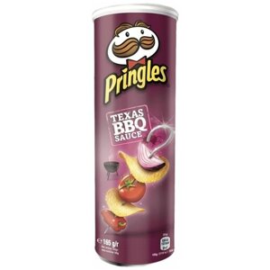 Чипсы Pringles техасский барбекю картофельные , 165 г, 19 шт