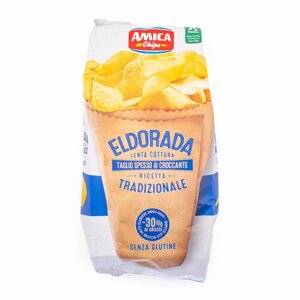 Чипсы традиционные с пониженным содержанием жира (30%ELDORADA, ТМ AMICA CHIPS, 0,13 кг