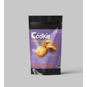"Cookies mini"веганские мини-печенья с карамелью и инулином без сахара, 2 упаковки