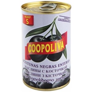 Coopoliva Маслины с косточкой размер S в рассоле, 300 г