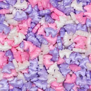 Декор Единороги бело-розово-фиолетовые Mr. Flavor, 50 гр.