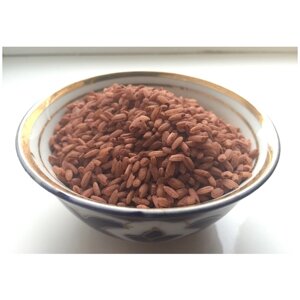 Девзира рис красный Ферганский 3 кг нешлифованный Узбекистан для плова оригинальный