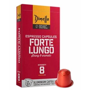 Dimello Кофе в капсулах Forte Lungo 10 шт. 4 уп.