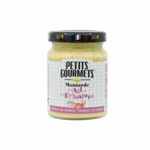 Дижонская горчица LAB Petits Gourmets с чесноком и луком шалот 100г (Франция)