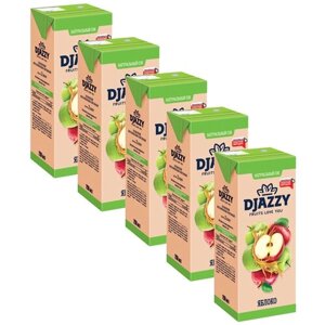 «Djazzy», сок яблочный 5 пачек по 0,2 л